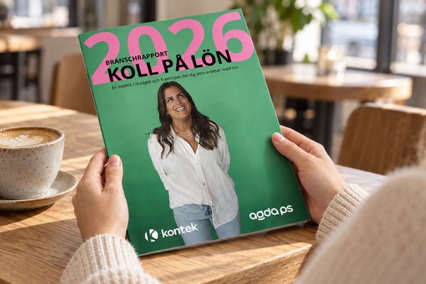branschrapport i händerna